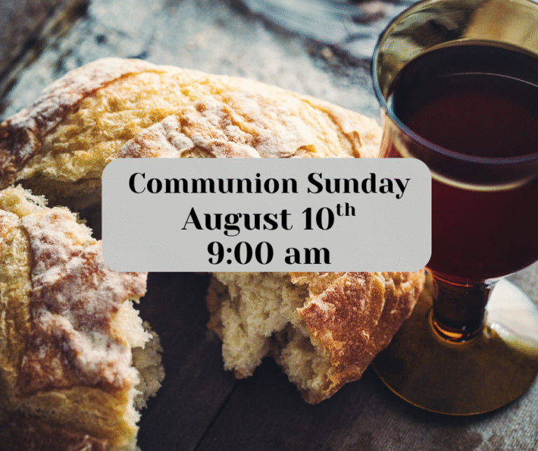 Communion Sunday8.10