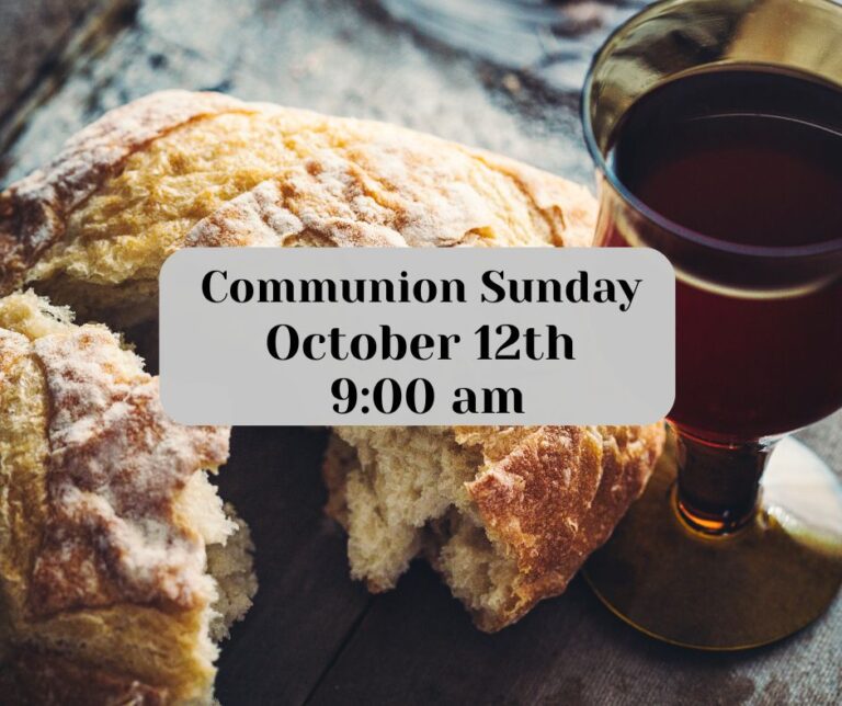 Communion Sunday10.12
