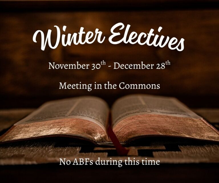Winter Electives